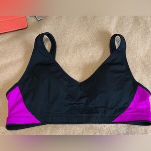 Black and Pink sports bra